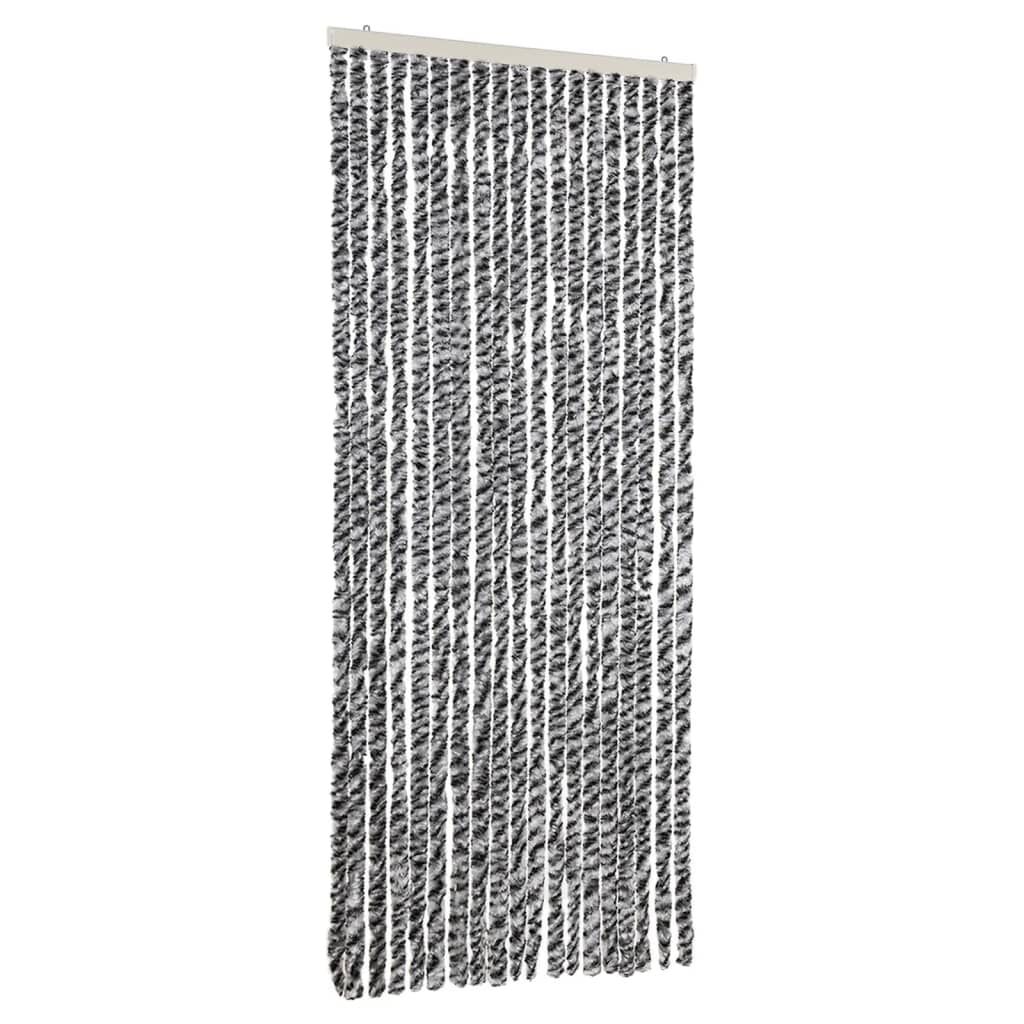 vidaXL Σήτα Εντόμων Γκρι/Μαύρη/Λευκή 56x200 εκ. από Σενίλ
