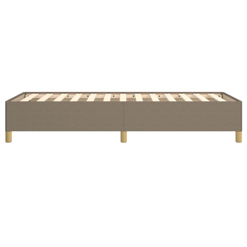 vidaXL Σκελετός Κρεβατιού Χωρίς Στρώμα Taupe 80x200 εκ. Υφασμάτινο