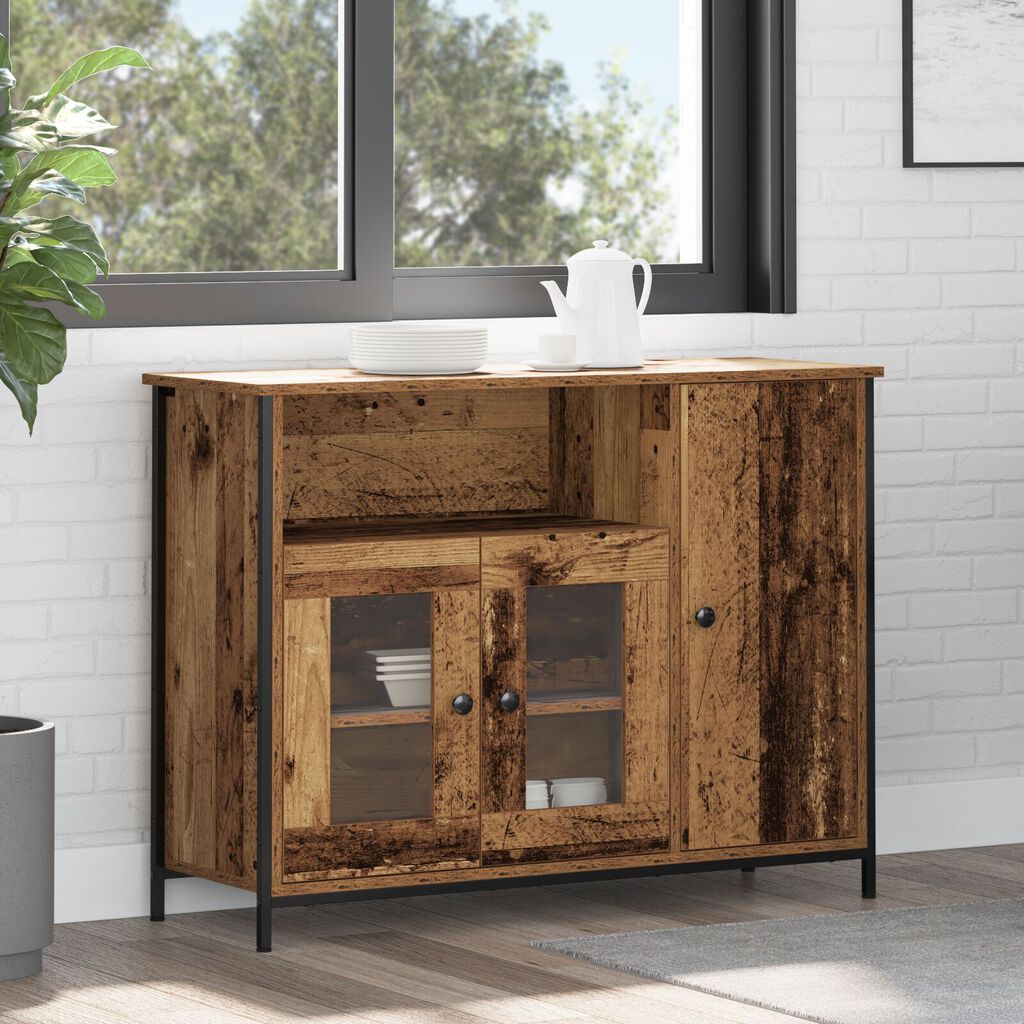 vidaXL Μπουφέ Παλιού Ξύλου 100x35x75 εκ. Επεξεργασμένου Ξύλου
