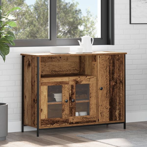 vidaXL Μπουφέ Παλιού Ξύλου 100x35x75 εκ. Επεξεργασμένου Ξύλου