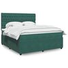 vidaXL &Kappa;&rho;&epsilon;&beta;ά&tau;&iota; Boxspring &mu;&epsilon; &Sigma;&tau;&rho;ώ&mu;&alpha; &Sigma;&kappa;&omicron;ύ&rho;&omicron; &Pi;&rho;ά&sigma;&iota;&nu;&omicron; 180x200&epsilon;&kappa;. &Beta;&epsilon;&lambda;&omicron;ύ&delta;&iota;&nu;&omicron;