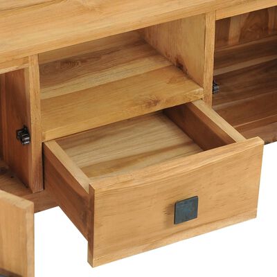 vidaXL Έπιπλο Τηλεόρασης 120 x 32 x 45 εκ. από Μασίφ Ξύλο Teak