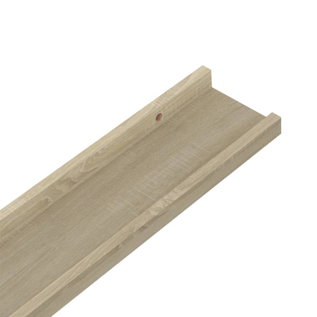 vidaXL Ράφια Τοίχου 2 τεμ. Sonoma Δρυς 40 x 9 x 3 εκ.