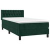 vidaXL &Kappa;&rho;&epsilon;&beta;ά&tau;&iota; Boxspring &mu;&epsilon; &Sigma;&tau;&rho;ώ&mu;&alpha; &Sigma;&kappa;&omicron;ύ&rho;&omicron; &Pi;&rho;ά&sigma;&iota;&nu;&omicron; 90x200 &epsilon;&kappa;. &Beta;&epsilon;&lambda;&omicron;ύ&delta;&iota;&nu;&omicron;