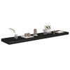 vidaXL Ράφι Τοίχου Μαύρο 120x23,5x3,8 εκ. MDF