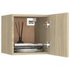 vidaXL Κομοδίνα 2 τεμ. Sonoma Δρυς 30,5 x 30 x 30 εκ. από Επεξ. Ξύλο