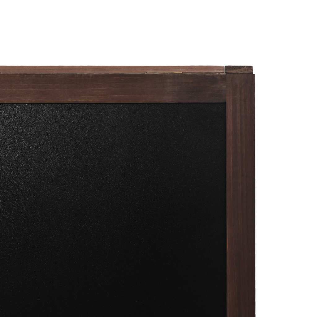 vidaXL Μαυροπίνακας Επιδαπέδιος Διπλής Όψης 60x80 εκ. από Ξύλο Κέδρου
