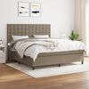 vidaXL &Kappa;&rho;&epsilon;&beta;ά&tau;&iota; Boxspring &mu;&epsilon; &Sigma;&tau;&rho;ώ&mu;&alpha; Taupe 180x200 &epsilon;&kappa;. &Upsilon;&phi;&alpha;&sigma;&mu;ά&tau;&iota;&nu;&omicron;