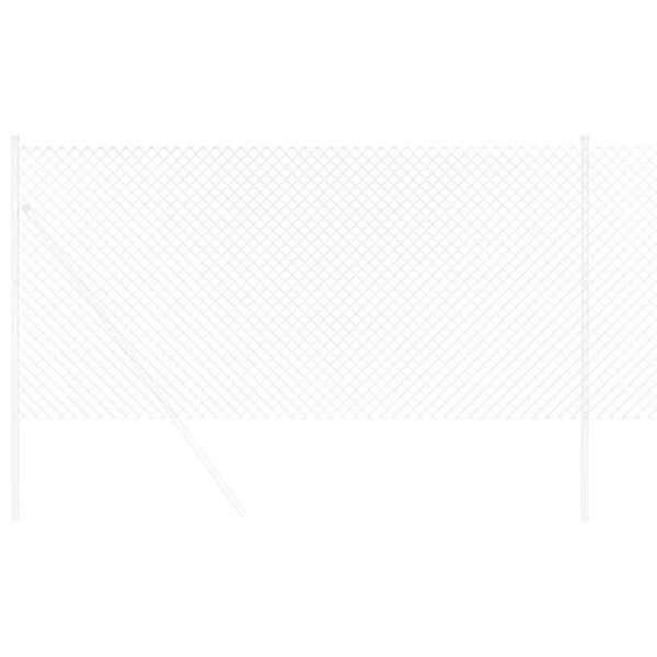 vidaXL Συρματόπλεγμα περίφραξης Ασημί 25 x 1.2 μ Γαλβανισμένος χάλυβας