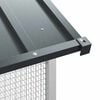vidaXL Κλουβί Πουλιών με αποθήκευση Ανθρακί 154 x 154 x 200 εκ.