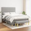 vidaXL &Kappa;&rho;&epsilon;&beta;ά&tau;&iota; Boxspring &mu;&epsilon; &Sigma;&tau;&rho;ώ&mu;&alpha; &Alpha;&nu;&omicron;&iota;&chi;&tau;ό &Gamma;&kappa;&rho;&iota; 140x190 &epsilon;&kappa;. &Upsilon;&phi;&alpha;&sigma;&mu;ά&tau;&iota;&nu;&omicron;