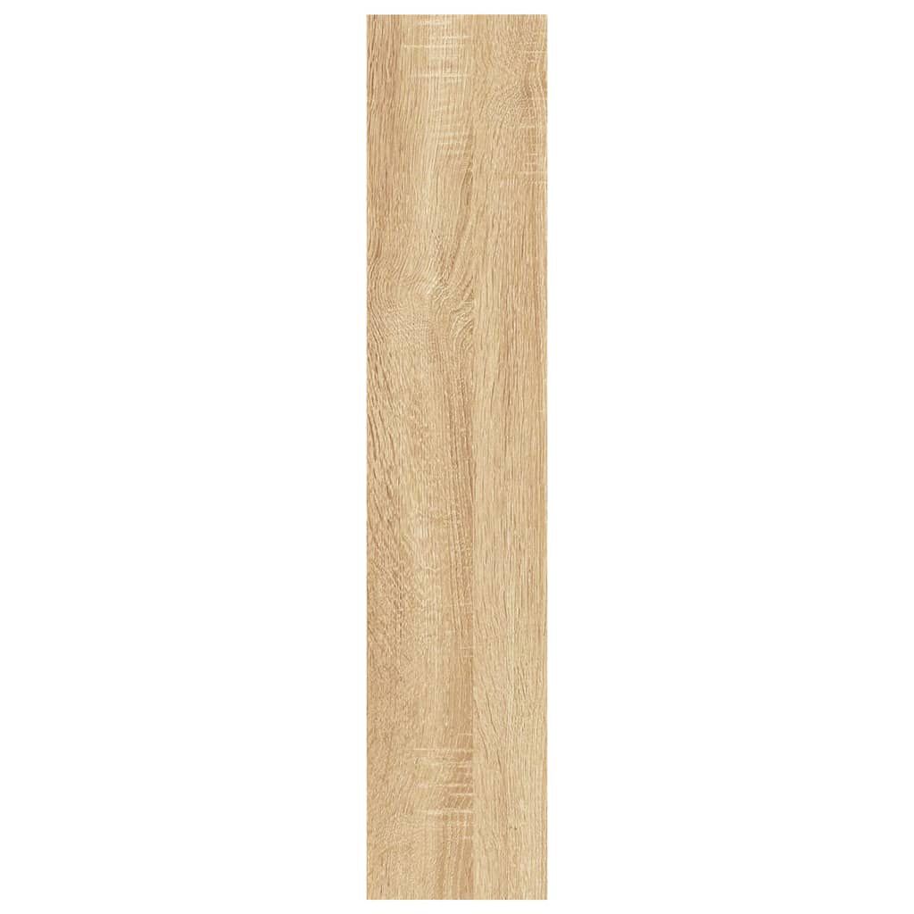 vidaXL Ραφιέρα Τοίχου Sonoma Δρυς 90 x 16 x 78 εκ. από Επεξ. Ξύλο