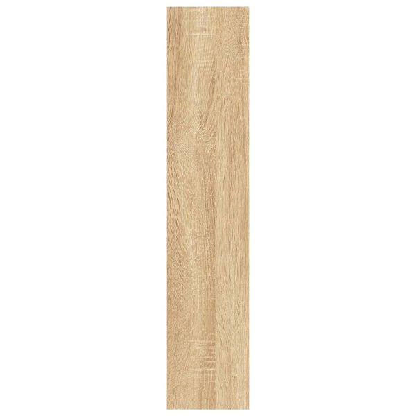 vidaXL Ραφιέρα Τοίχου Sonoma Δρυς 90 x 16 x 78 εκ. από Επεξ. Ξύλο