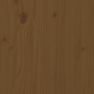 vidaXL Βάση Γλάστρας Καφέ Μελί 104,5x25x109,5 εκ από Μασίφ Ξύλο Πεύκου