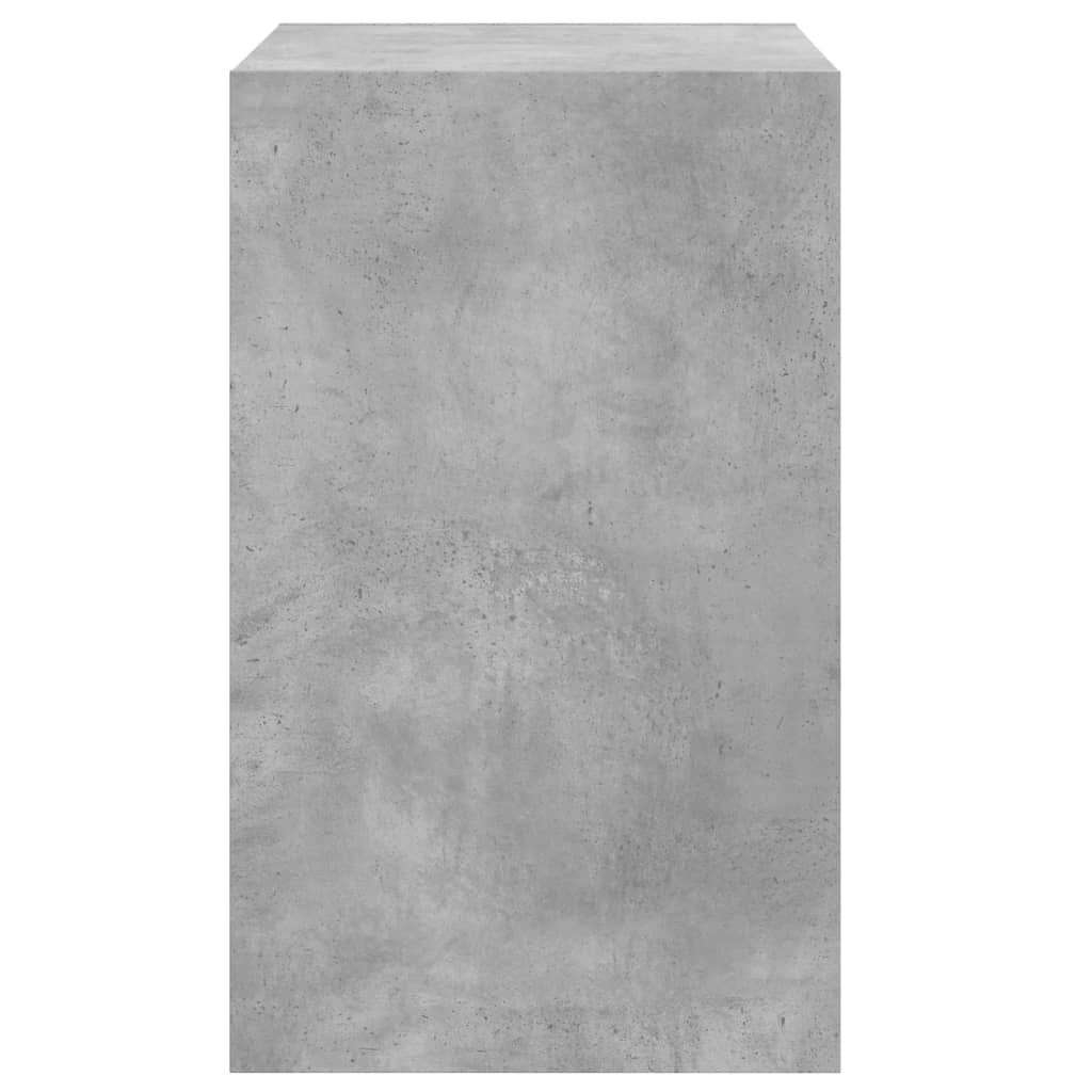 vidaXL Παπουτσοθήκη Γκρι Σκυροδέματος 60x42x69 εκ. Επεξεργασμένο Ξύλο