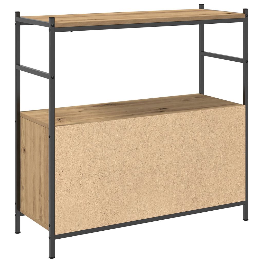vidaXL Βιβλιοθήκη Artisian Δρυς 80x30x78,5 εκ. Επεξεργασμένο ξύλο