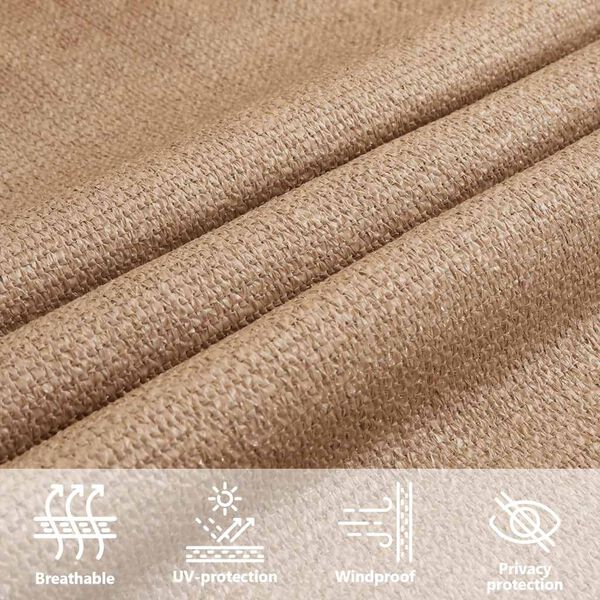 vidaXL Πανί Σκίασης Taupe 2,5 x 4,5 μ. από HDPE 160 γρ./μ²
