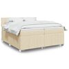 vidaXL &Kappa;&rho;&epsilon;&beta;ά&tau;&iota; Boxspring &mu;&epsilon; &Sigma;&tau;&rho;ώ&mu;&alpha; &Kappa;&rho;&epsilon;&mu; 200x200 &epsilon;&kappa;. &Upsilon;&phi;&alpha;&sigma;&mu;ά&tau;&iota;&nu;&omicron;