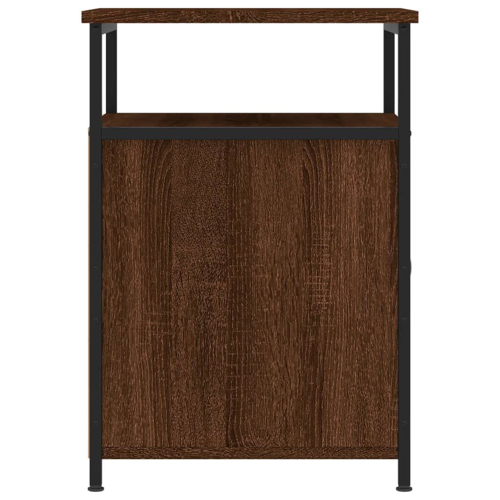 vidaXL Κομοδίνο Καφέ Δρυ 40 x 42 x 60 εκ. από Επεξεργασμένο Ξύλο