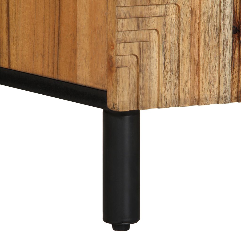 vidaXL Ντουλάπι τηλεόρασης 105x33,5x46 εκ. Μασίφ ξύλο ακακίας