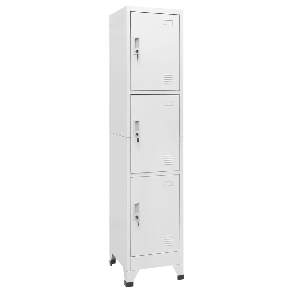 vidaXL Φοριαμός 38 x 45 x 180 εκ. με 3 Τμήματα