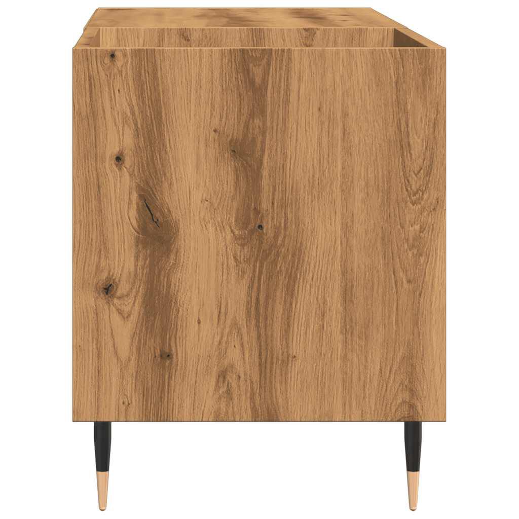 ντουλάπι δίσκων vidaXL Δρυς τεχνίτης 84,5x38x48 cm Κατασκευασμένο ξύλο