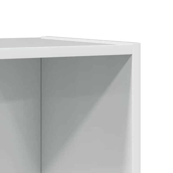 vidaXL Βιβλιοθήκη Γυαλιστερό Λευκό 40x24x109 εκ. Επεξεργασμένο Ξύλο