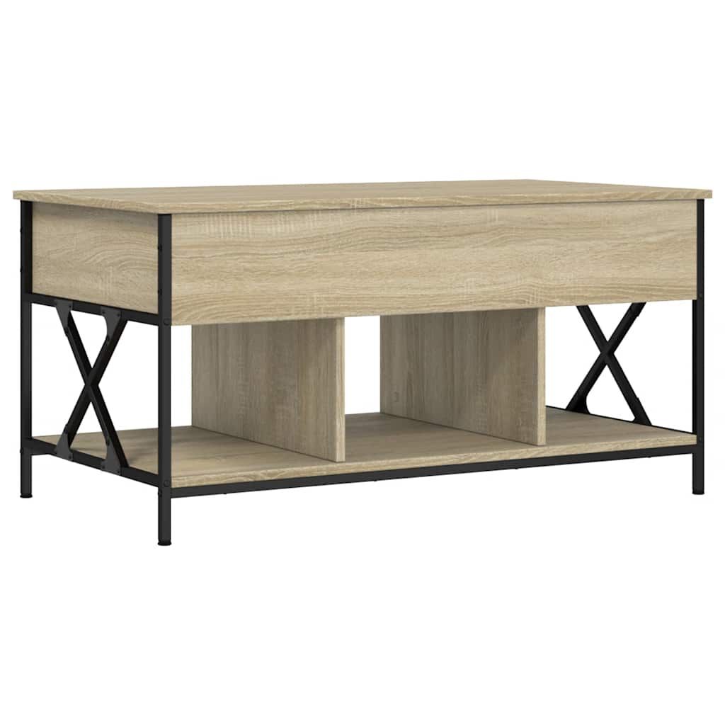 vidaXL Τραπεζάκι Σαλονιού Sonoma Δρυς 100x55x50 εκ. Επεξεργασμένο Ξύλο