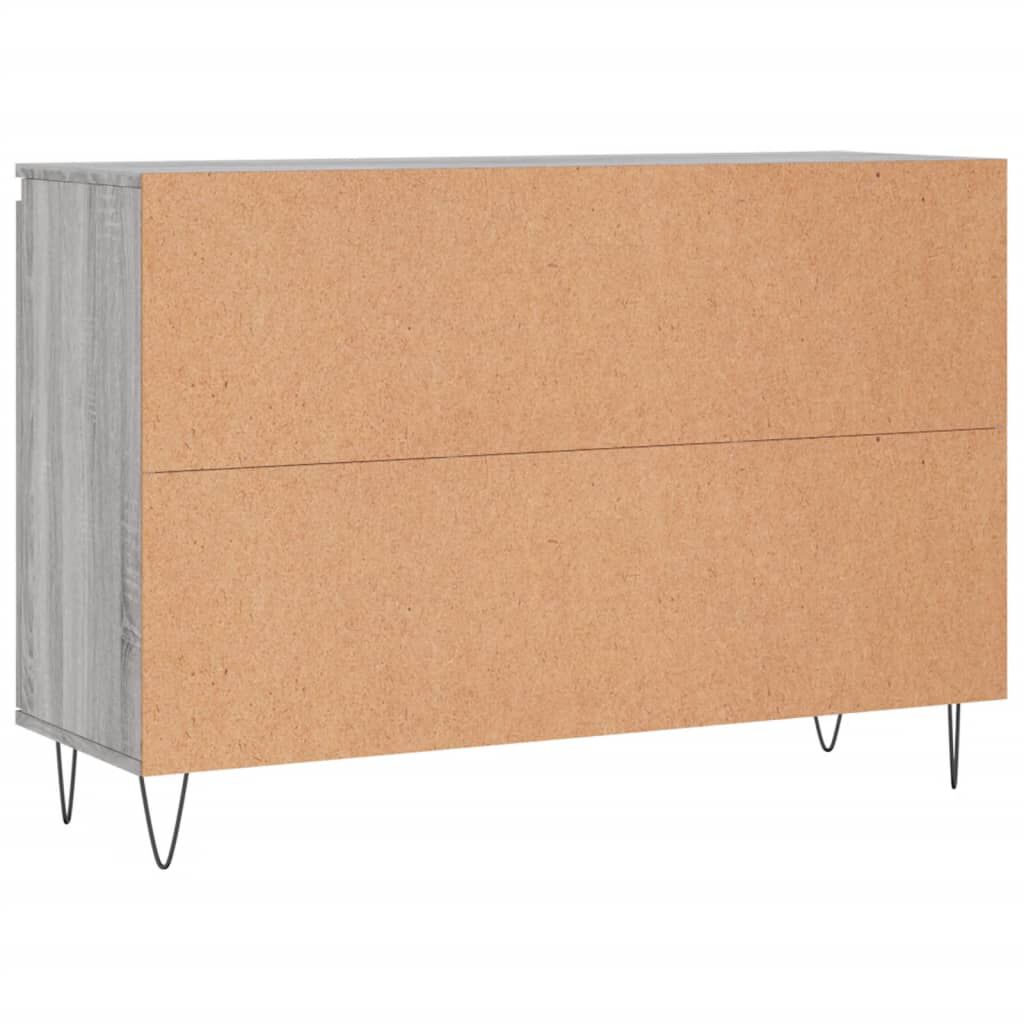 vidaXL Μπουφές Γκρι Sonoma 104 x 35 x 70 εκ. από Επεξεργασμένο Ξύλο