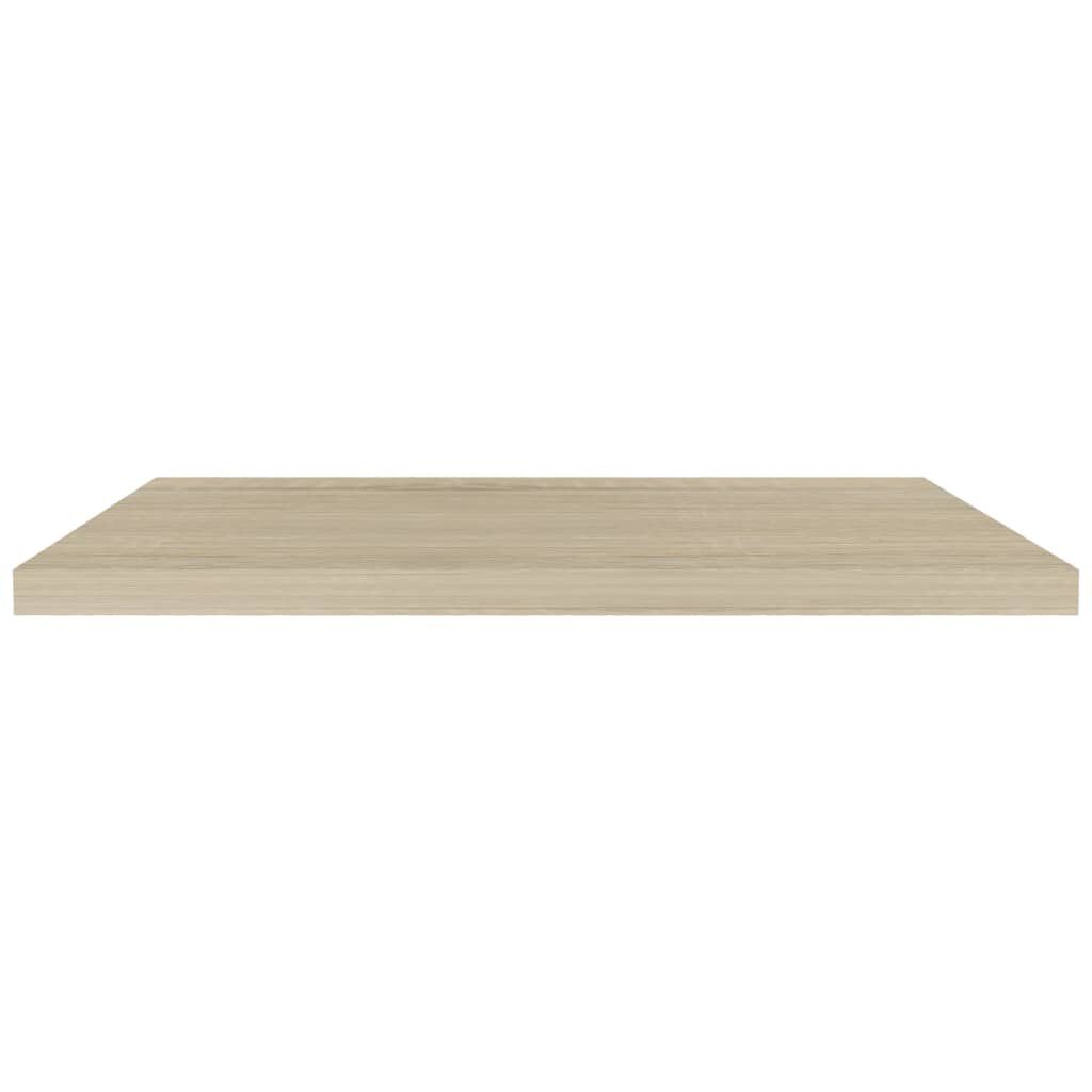 vidaXL Ράφια Τοίχου 4 τεμ. Χρώμα Δρυός 90x23,5x3,8 εκ. MDF
