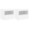 vidaXL &Kappa;&omicron;&mu;&omicron;&delta;ί&nu;&alpha; &mu;&epsilon; &Phi;ώ&tau;&alpha; LED 2 &tau;&epsilon;&mu;. &Lambda;&epsilon;&upsilon;&kappa;ά 50 x 40 x 45 &epsilon;&kappa;.