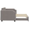 vidaXL Καναπές Κρεβάτι Συρόμενος Taupe 80 x 200 εκ. Υφασμάτινος