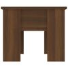 vidaXL Τραπεζάκι Σαλονιού Καφέ Δρυς 79x49x41 εκ. Επεξεργασμένο Ξύλο