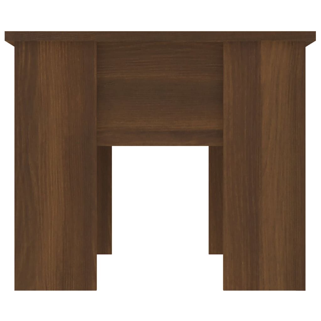 vidaXL Τραπεζάκι Σαλονιού Καφέ Δρυς 79x49x41 εκ. Επεξεργασμένο Ξύλο