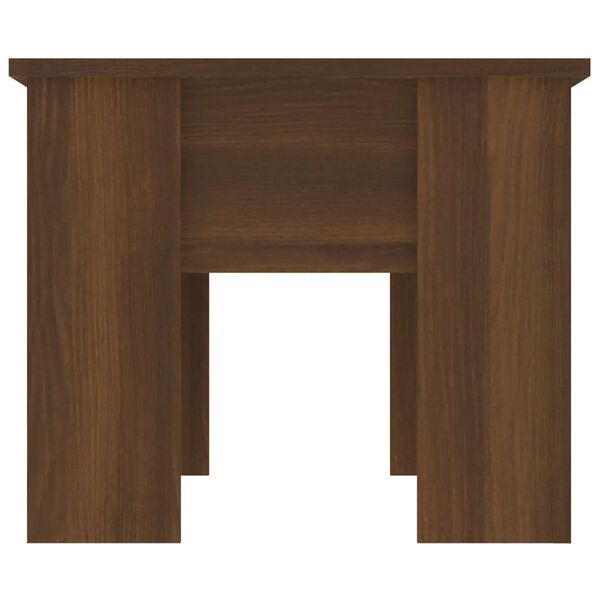vidaXL Τραπεζάκι Σαλονιού Καφέ Δρυς 79x49x41 εκ. Επεξεργασμένο Ξύλο