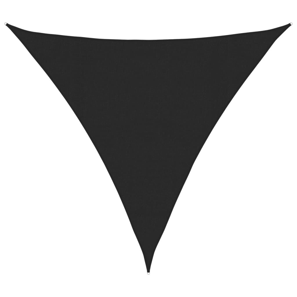 vidaXL Πανί Σκίασης Μαύρο 4,5 x 4,5 x 4,5 μ. από HDPE 160 γρ./μ²