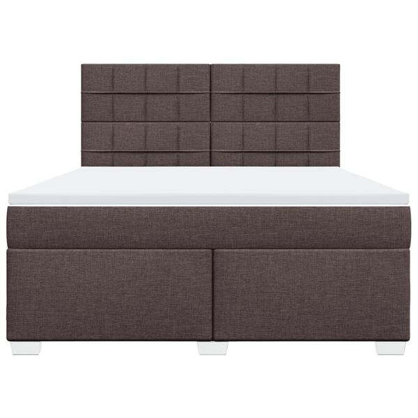 vidaXL &Kappa;&rho;&epsilon;&beta;ά&tau;&iota; Boxspring &mu;&epsilon; &Sigma;&tau;&rho;ώ&mu;&alpha; &Sigma;&kappa;&omicron;ύ&rho;&omicron; &Kappa;&alpha;&phi;έ 180x200 &epsilon;&kappa; &Upsilon;&phi;&alpha;&sigma;&mu;ά&tau;&iota;&nu;&omicron;