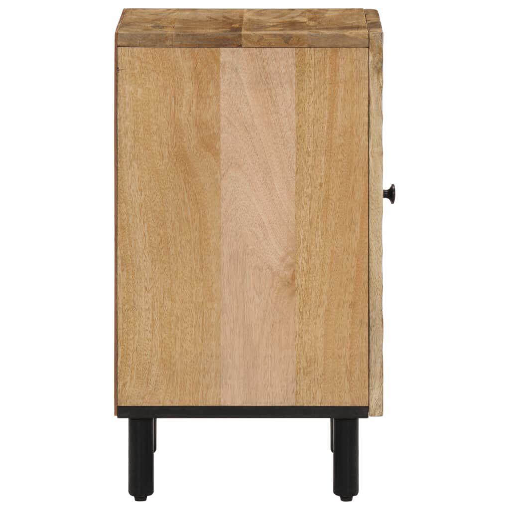 vidaXL Ντουλάπι Μπάνιου 38 x 33 x 58 εκ. από Μασίφ Ξύλο Μάνγκο