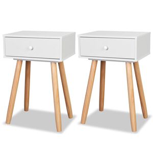 vidaXL &Kappa;&omicron;&mu;&omicron;&delta;ί&nu;&alpha; 2 &tau;&epsilon;&mu;. &Lambda;&epsilon;&upsilon;&kappa;ά 40 x 30 x 61 &epsilon;&kappa;. &alpha;&pi;ό &Mu;&alpha;&sigma;ί&phi; &Xi;ύ&lambda;&omicron; &Pi;&epsilon;ύ&kappa;&omicron;&upsilon;