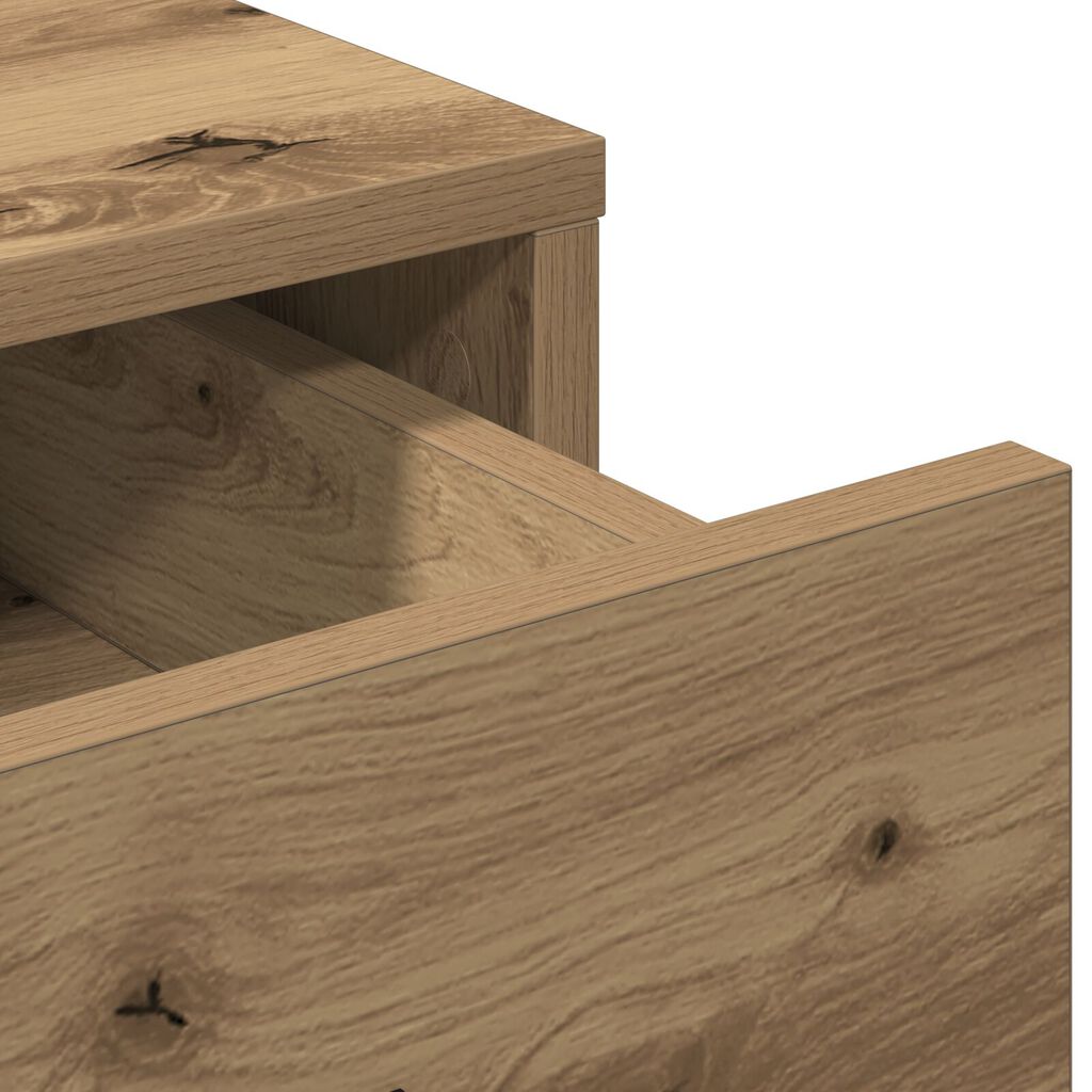vidaXL Υψηλό ντουλάπι Artisan Δρυς 40x41x135 εκ Επεξεργασμένο ξύλο