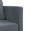 vidaXL Καναπές-Κρεβάτι Δαπέδου 2 σε 1 Σκ. Γκρι 122x204x55 εκ. Βελούδο