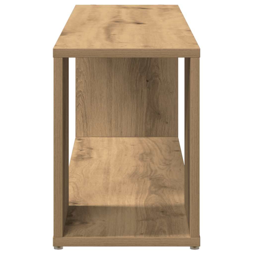 vidaXL Έπιπλο Τηλεόρασης Αρτισιανή Δρυς 100x24x32εκ. από Επεξεργ. Ξύλο