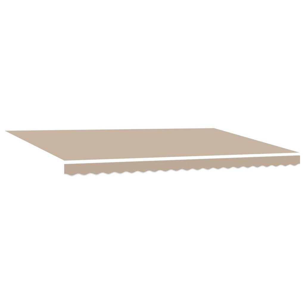 vidaXL Αυτόματη Ανασυρόμενη Τέντα Μπεζ 500x300 cm