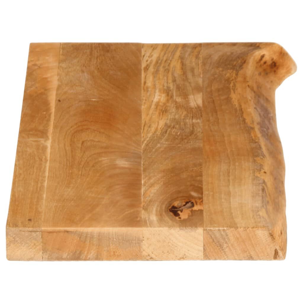 vidaXL Επιφάνεια Τραπεζιού 70x20x3,8 εκ. Live Edge Μασίφ Ξύλο Μάνγκο