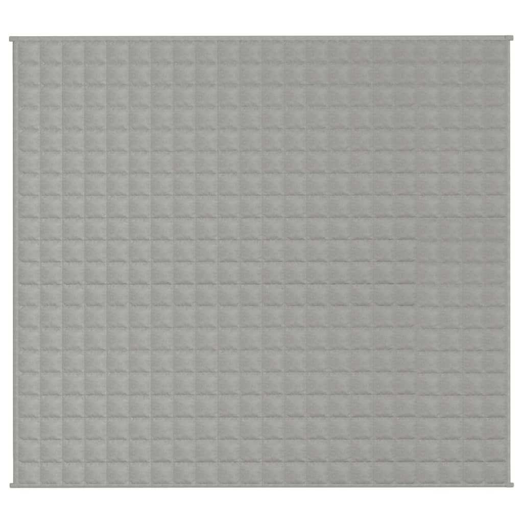 vidaXL Κουβέρτα Βαρύτητας Γκρι 200 x 220 εκ. 9 κ. Υφασμάτινη