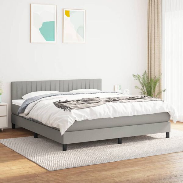 vidaXL &Kappa;&rho;&epsilon;&beta;ά&tau;&iota; Boxspring &mu;&epsilon; &Sigma;&tau;&rho;ώ&mu;&alpha; &Alpha;&nu;&omicron;&iota;&chi;&tau;ό &Gamma;&kappa;&rho;&iota; 180x200 &epsilon;&kappa;. &Upsilon;&phi;&alpha;&sigma;&mu;ά&tau;&iota;&nu;&omicron;