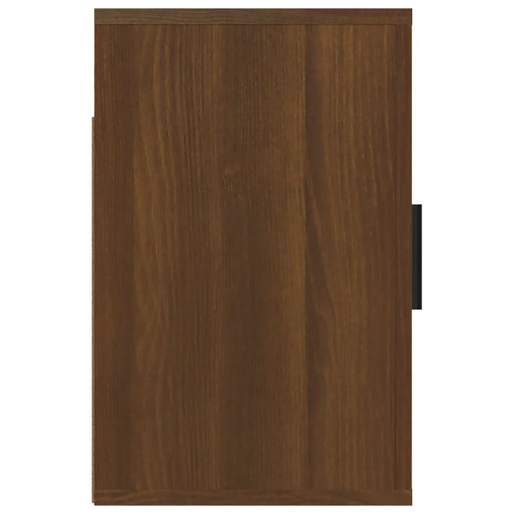 vidaXL Κομοδίνο Επιτοίχιο Καφέ Δρυς 50x30x47 εκ.