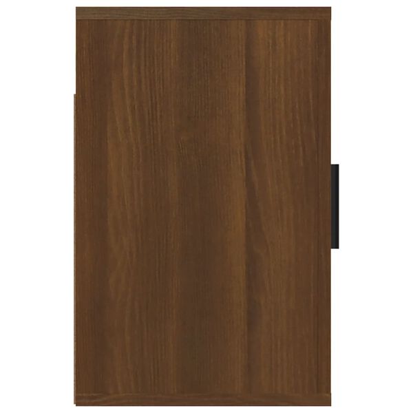vidaXL Κομοδίνο Επιτοίχιο Καφέ Δρυς 50x30x47 εκ.