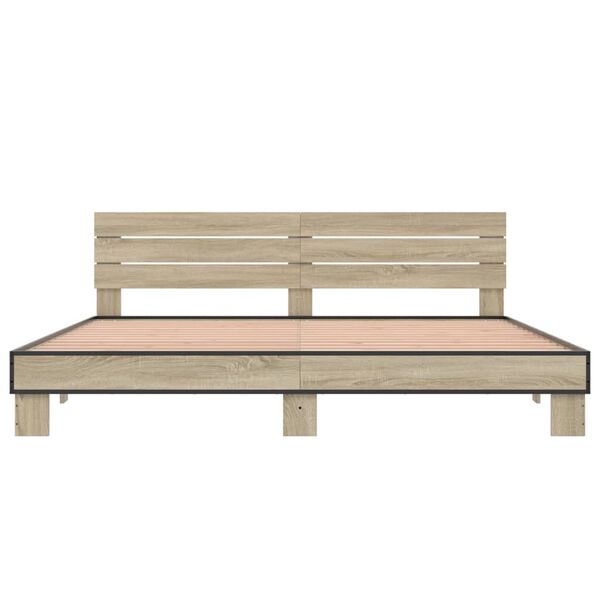 vidaXL &Pi;&lambda;&alpha;ί&sigma;&iota;&omicron; &Kappa;&rho;&epsilon;&beta;&alpha;&tau;&iota;&omicron;ύ Sonoma &Delta;&rho;&upsilon;&sigmaf; 200x200 &epsilon;&kappa;. &Epsilon;&pi;&epsilon;&xi;. &Xi;ύ&lambda;&omicron; & &Mu;έ&tau;&alpha;&lambda;&lambda;&omicron;