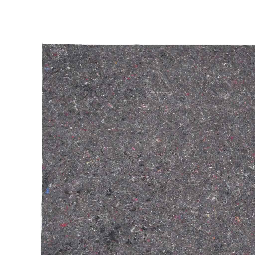 vidaXL Αντιολισθητικό μαλλί ζωγράφου 50 m 220 g/m² Γκρι